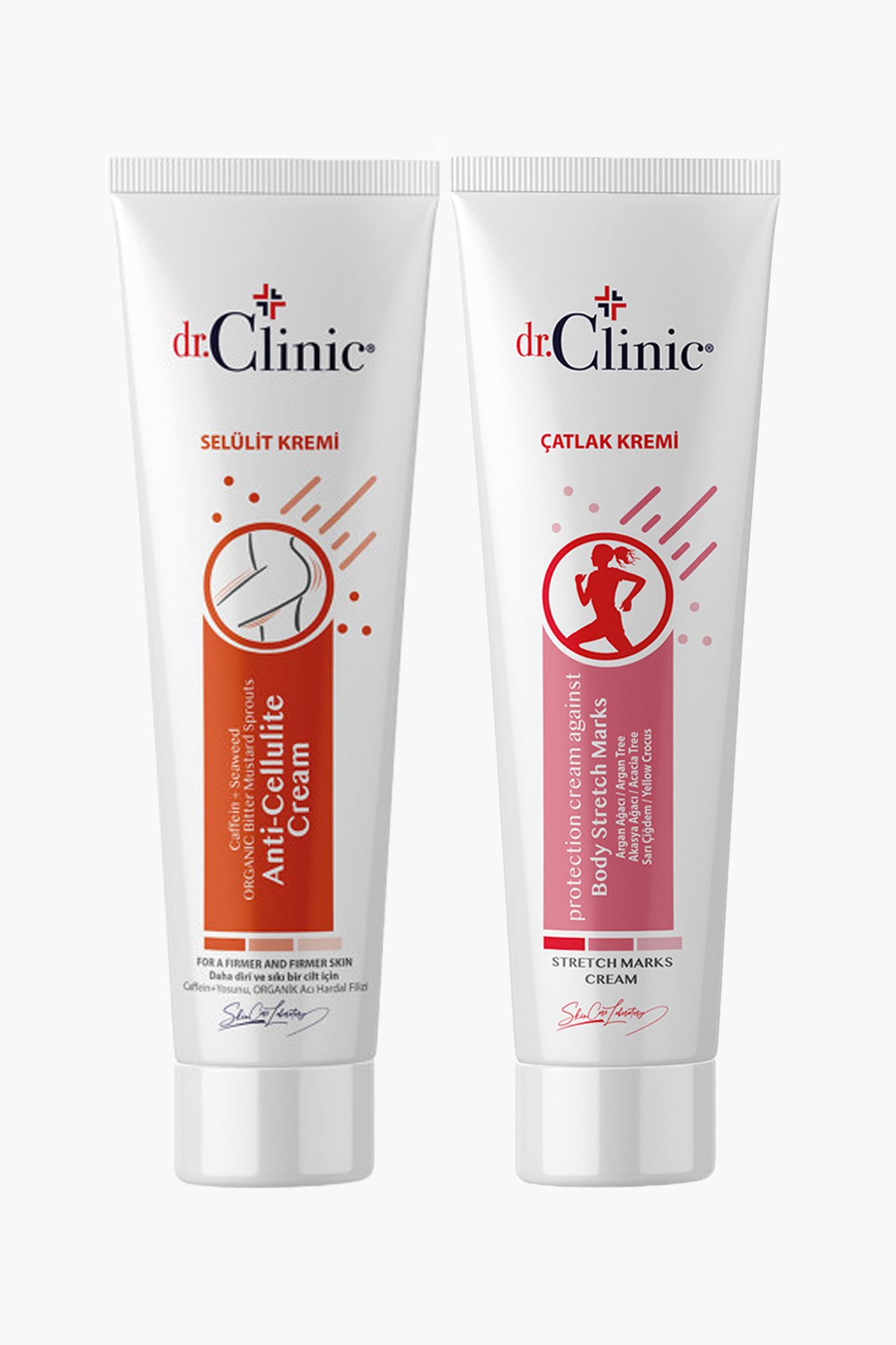Anti Cellulite & Stretch Marks Cream Set - Dr.Clinic