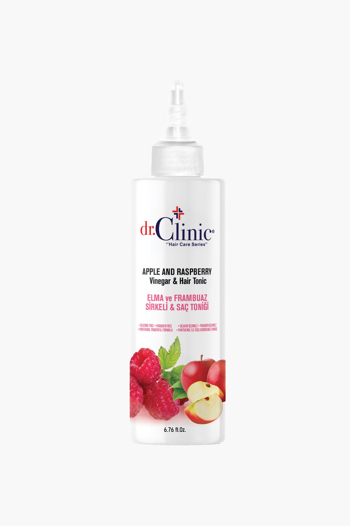 Apple and Raspberry Vinegar & Hair Tonic 200 ml - Dr.Clinic