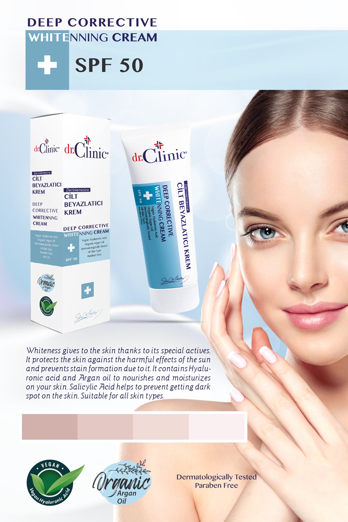 Deep Corrective Whitenning Cream - 50 ml. - Dr.Clinic