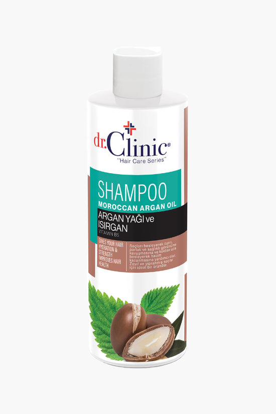 Load image into Gallery viewer, Herbal Content Nettle and Argan Oil Shampoo 400 ml - Dr.Clinic
