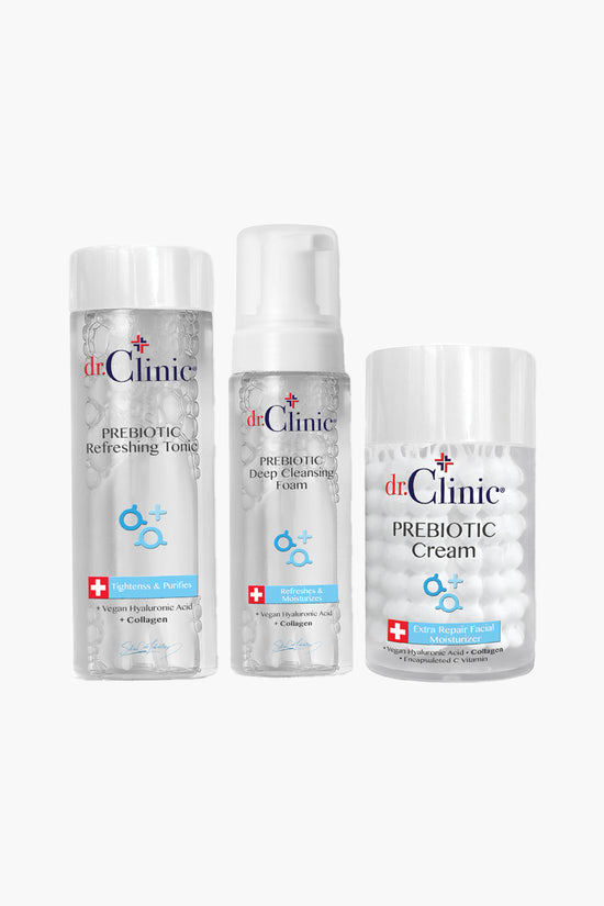 Prebiotic Set (Cream & Tonic & Cleansing Foam) - Dr.Clinic